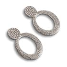 Серьги со стразами