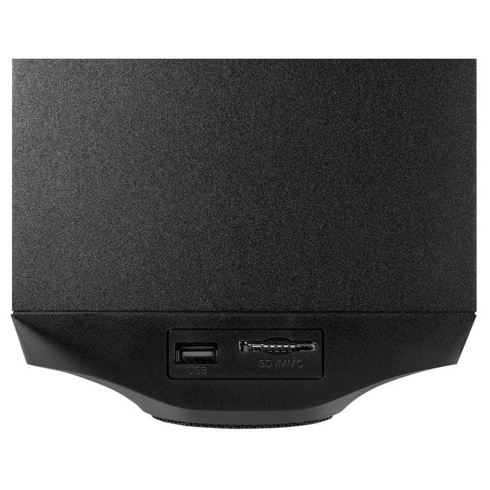Акустическая система 2.1 SVEN MS-304 черный, RMS 40Вт(20 + 2x10), Bluetooth 10m, USB2.0, SD слот, Пульт ДУ, MDF, Питание от сети(~220В)