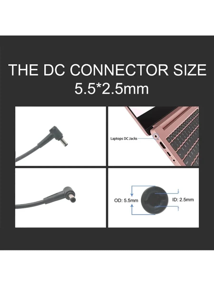 Блок питания импульсный DC 19,5V 7,7A для ASUS 5.5*2.5mm 150W