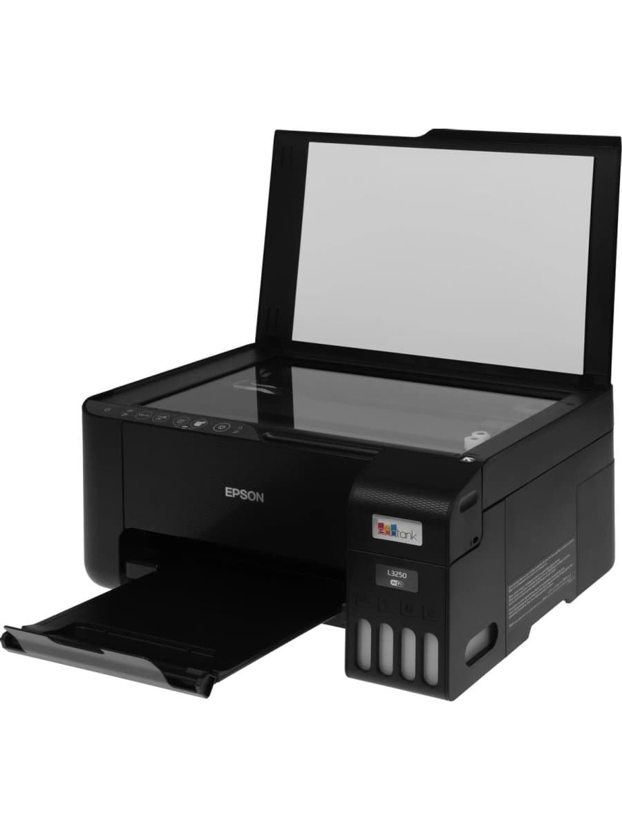 МФУ Epson L3250 (Printer-copier-scaner, A4, СНПЧ 4color, (Black 33ppm/ Colour 15ppm), printer 5760x1440 dpi, scaner 1200x2400 dpi, USB, Wi-Fi)