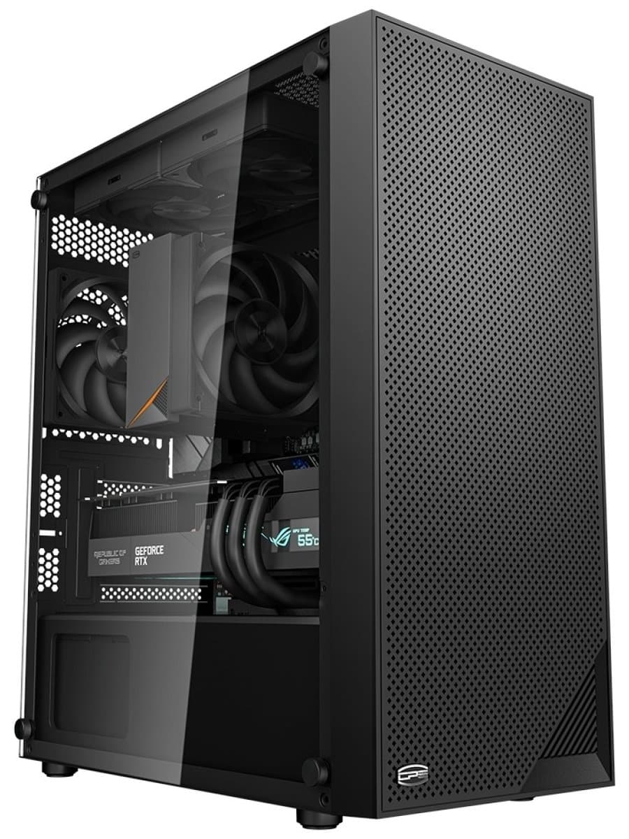 Корпус PCCooler C3 B310 BK mATX 2xUSB 3.0, HDAudio, 3x2,5" SSD, 2x3,5" HDD, Tempered Glass, 406x220x410mm, Black