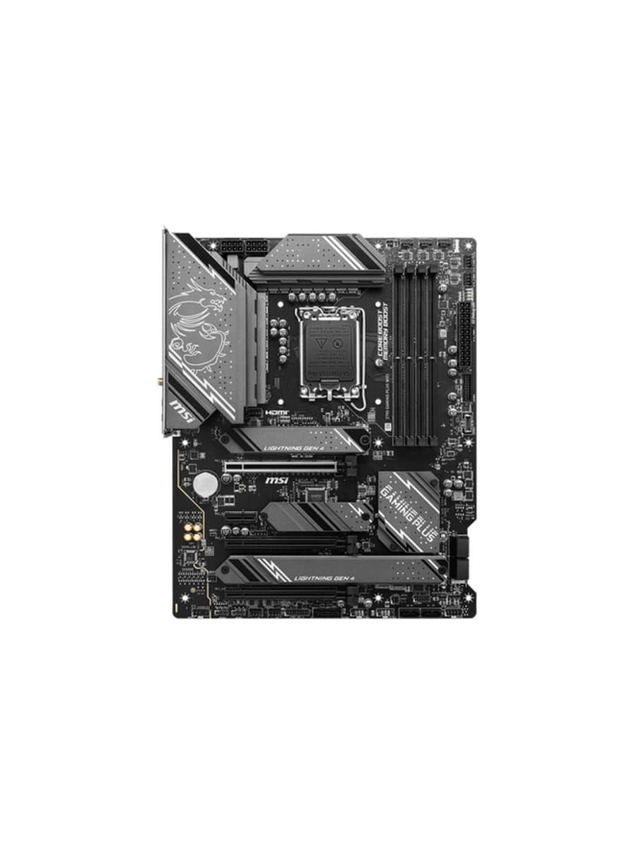 Материнская плата MSI Z790 GAMING PLUS WIFI D5 ATX,LGA1700,Intel Z790,4xDDR5 5600MHz,3xPCI-Ex16,4xM2,6xSata 6Gb/s,2.5Gb, 3xUSB 3.2, 4xUSB 2.0,HDMI,DP,WiFi6E