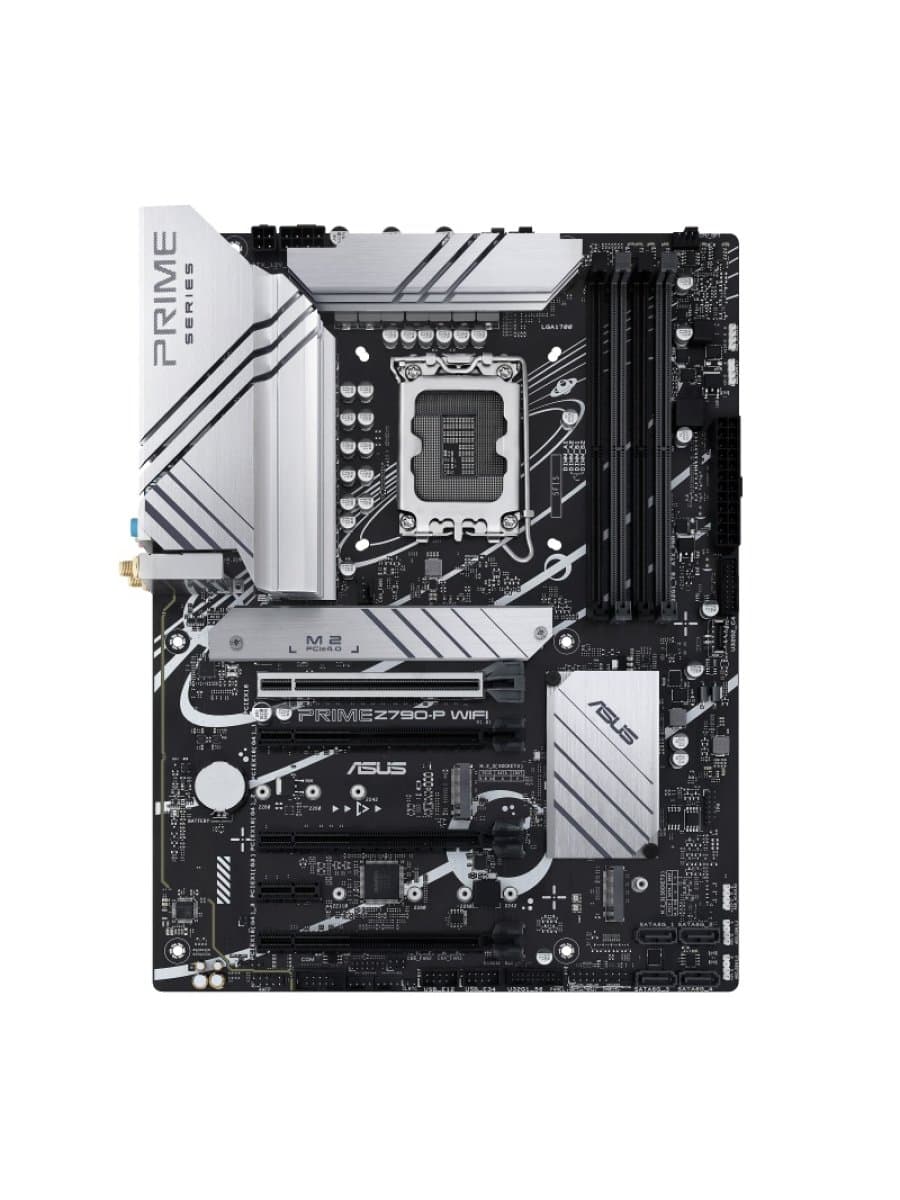 Материнская плата ASUS PRIME Z790-P WiFi ATX,LGA1700,Intel Z790,4*DDR5 5600MHz,4*PCI-Ex16x,3*M.2 + 3*Sata,2,5Gbs Lan,7*USB3.2,4*USB2.0,DP,HDMI, WIFI