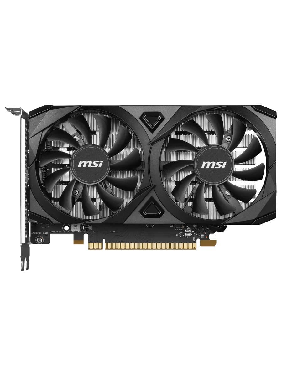 Видеокарта MSI GeForce RTX 3050 6G VENTUS 2X E OC 6G GDDR6  96-bit, Boost 1492 MHz, 1? DisplayPort 1.4a, 2? HDMI 2.1, Dual Fan