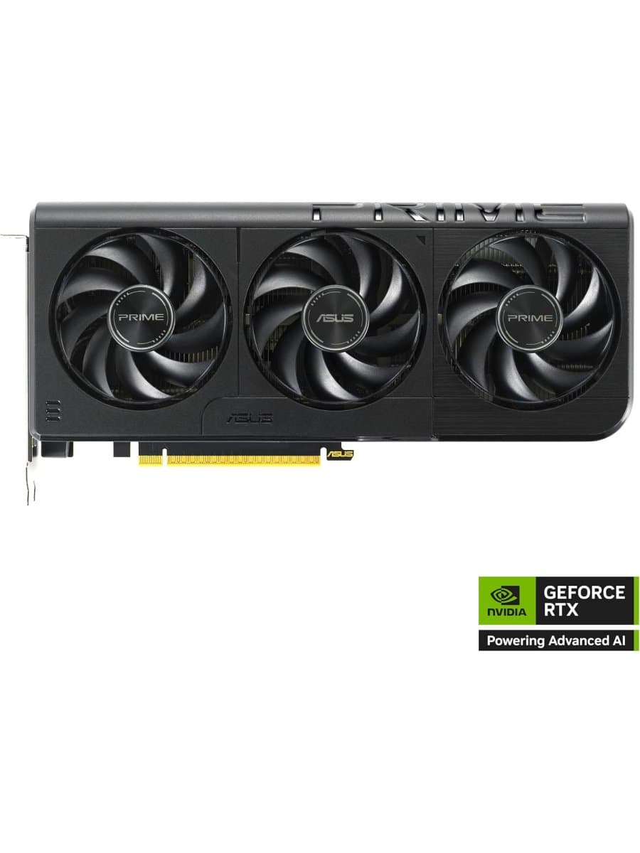 Видеокарта ASUS PRIME-RTX 5060-O8G (PCI-E 5.0, 8 GB GDDR7  128-bit, Boost 2595 MHz, 3? DisplayPort 2.1b, 1? HDMI 2.1b, Triple Fan)