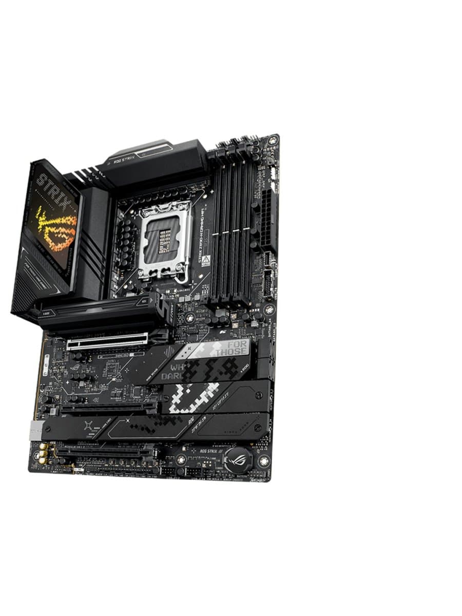 Материнская плата ASUS ROG STRIX Z890-H GAMING WIFI (ATX, LGA1851, Intel Z890, 4x DDR5 9066 + MHz(OC), 3x PCIe x16, 4x M.2, 4x SATA, 5GbE, 10x USB Rear, Wi-Fi 7)