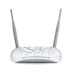 Модем ADSL2+ со встроенным маршрутизатором TP-LINK TD-W8961N(RU) Wi-Fi 300 Мб, 4 LAN 100 Мб
