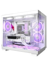 Корпус PCCooler C3 T500 ARGB WH ATX 1xUSB 3.1, Gen2 Type-C, 2xUSB 3.0, HDAudio,2x2,5" SSD, 2x3,5" HDD, with 6 FANS,Tempered Glass,415x295x368mm,White