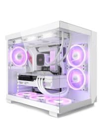 Корпус PCCooler C3 T500 ARGB WH ATX 1xUSB 3.1, Gen2 Type-C, 2xUSB 3.0, HDAudio,2x2,5" SSD, 2x3,5" HDD, with 6 FANS,Tempered Glass,415x295x368mm,White