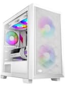 Корпус PCCooler C3 D310 ARGB WH mATX 2xUSB 3.0, HDAudio, 3x2,5" SSD, 2x3,5" HDD, 2x120mm ARGB FAN, Tempered Glass, 406x220x410mm, White