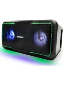 Акустика портативная Microlab BP12 Black, RMS 20W (2x10W), Bluetooth, 3600 mAh/7h, Micro USB, MiniJack 3.5mm, 7 colors LED, SNR 65dB