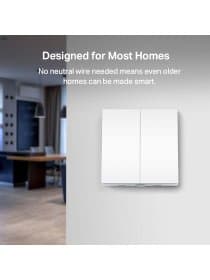 Умный 2 клавишный выключатель TP-Link Tapo S220