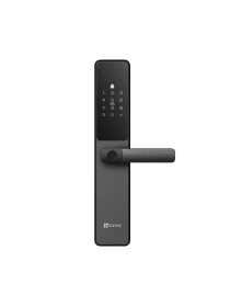 Замок биометрический EZVIZ CS-DL05-R200-WBCP-GR, отпечаток пальца, карта, пароль, Wi-Fi, Bluetooth, приложение, звонок, сирена, серый