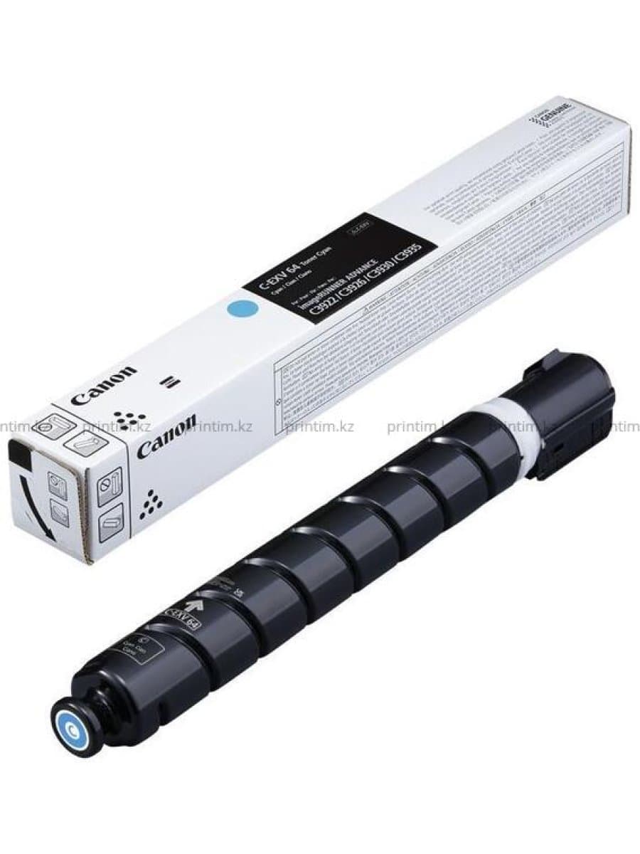 Тонер туба Canon C-EXV64 Toner Cyan оригинал для Canon IR ADV DX C3926i (ресурс-25500 стр)