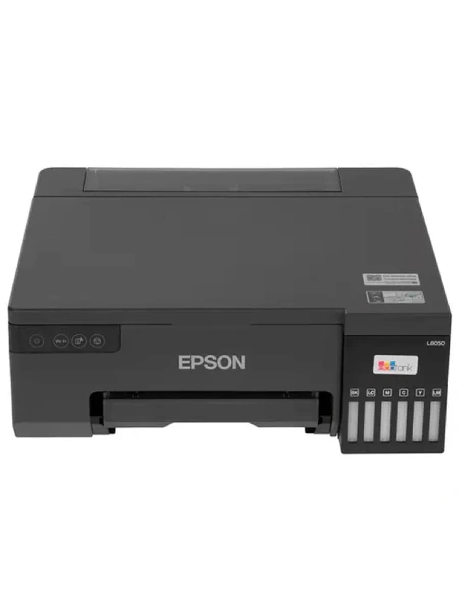 Принтер струйный 6-цветный А4 Принтер Epson EcoTank L8050 (A4,СНПЧ 6Color, 22/22ppm Black/Color, 12sec/photo, 64-300g/m2, 5760x1440dpi, Wi-Fi) (6 конт. Epson 057: BK,C,M,Y,Lc,LM — (ресурс до 2600 ч-б/4100 цв. отпечатков А4 или до 1500 фото)