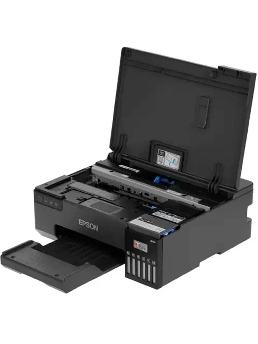 Принтер струйный 6-цветный А4 Принтер Epson EcoTank L8050 (A4,СНПЧ 6Color, 22/22ppm Black/Color, 12sec/photo, 64-300g/m2, 5760x1440dpi, Wi-Fi) (6 конт. Epson 057: BK,C,M,Y,Lc,LM — (ресурс до 2600 ч-б/4100 цв. отпечатков А4 или до 1500 фото)