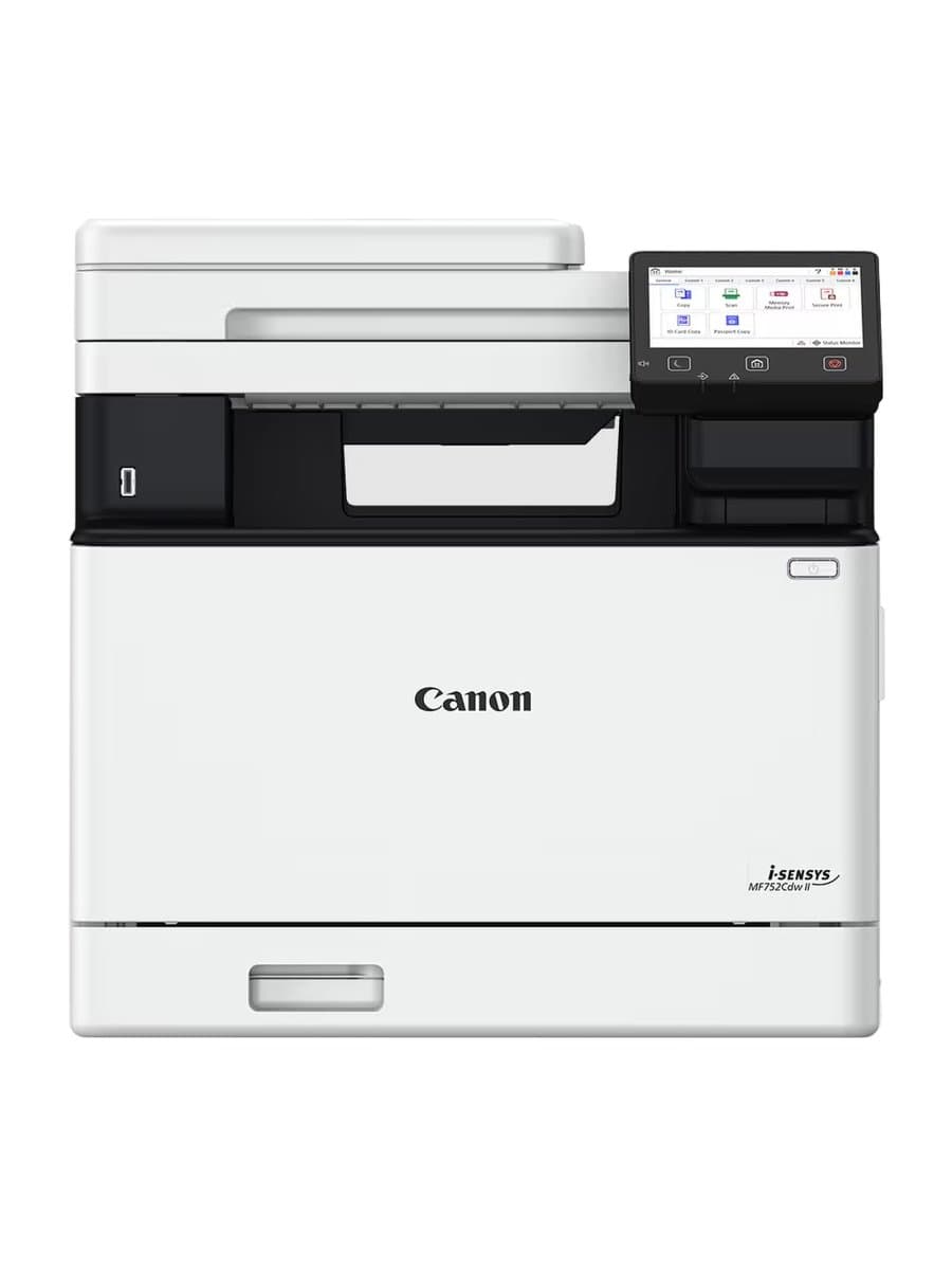 МФУ 3-1 лазерное цветное А4 Canon i-SENSYS MF752Cdw II (A4, 1Gb,33стр/мин, LCD, DADF-двуст. сканирование ,двусторонняя печать, USB2.0, сетевой,WiFi) (4 картриджа 069 черный-ресурс 2100 стр,069 Y,M,C-ресурс по 1900 стр)