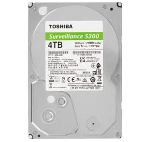 Жесткий диск HDD 4TB, Toshiba S300, 5400rpm, 256MB, SATA III, S300 Surveillance [HDWT840UZSVA]