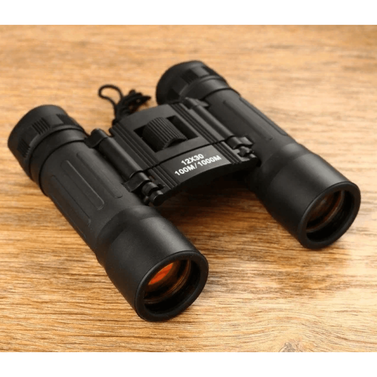 Бинокль «Разведка», 12×30, с чехлом, чёрный