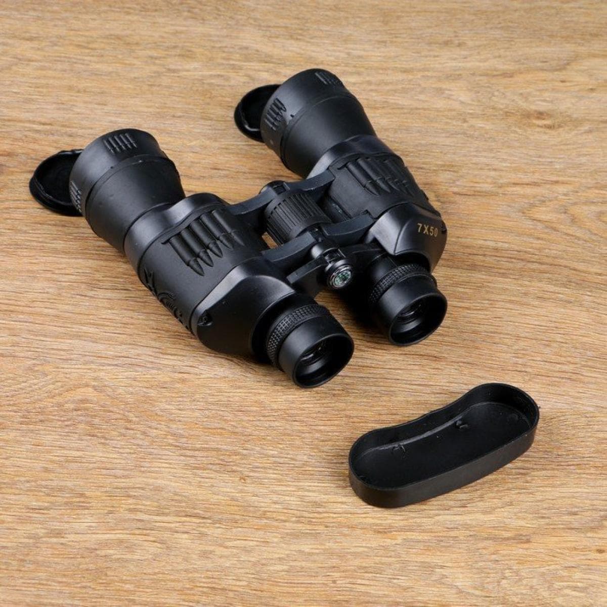 Бинокль 7×50 «Заповедник», с патронами на накладках и тубусах