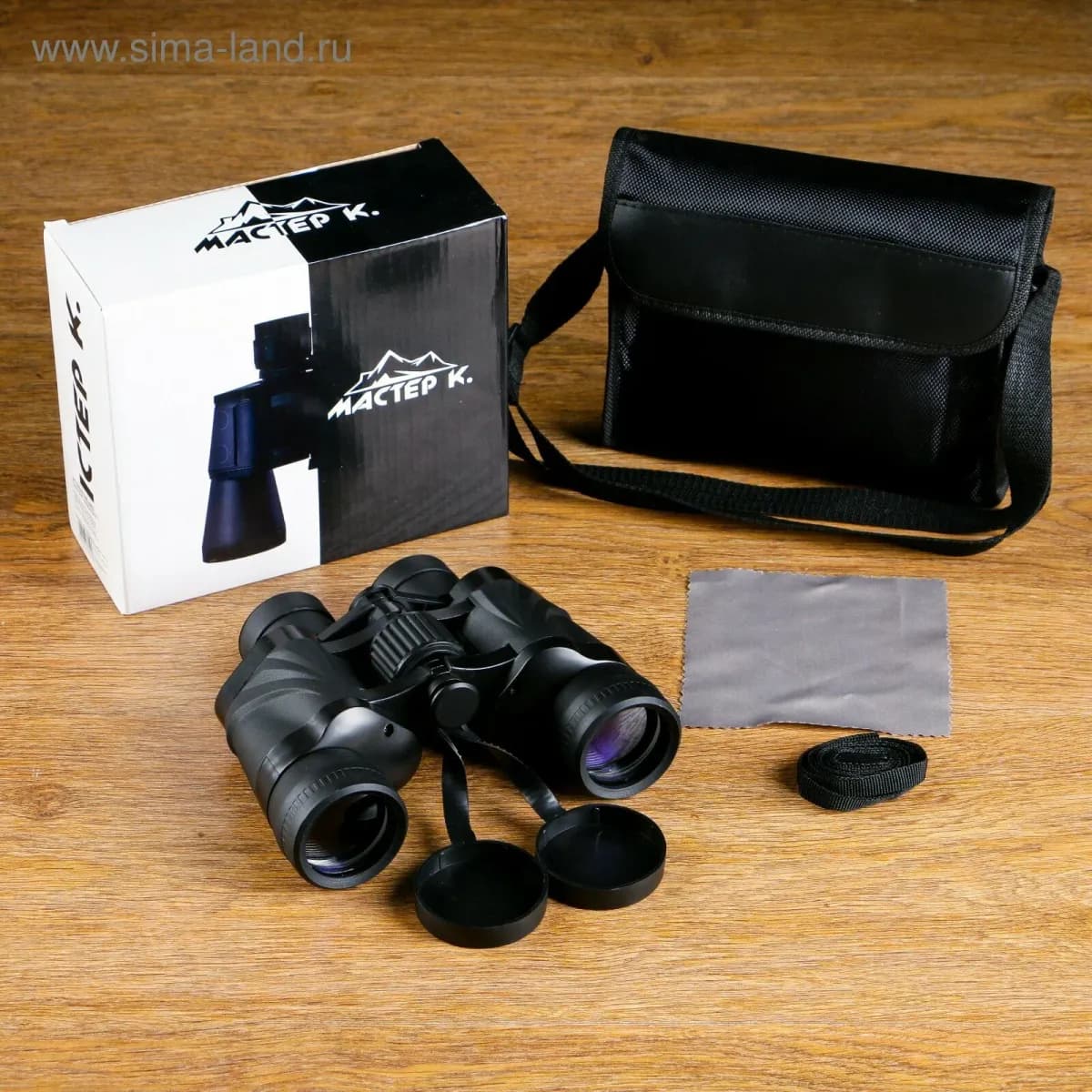 Бинокль «Ягуар» Мастер К, 8×40, с чехлом, чёрный