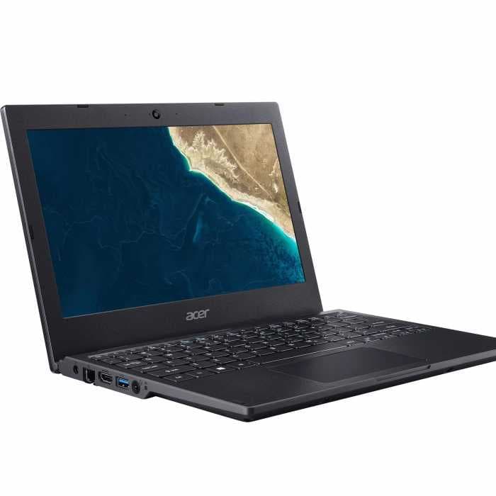 Ноутбук Acer TravelMate TMB118-M Black Intel Quad Core N4120, 4GB, 64GB eMMC, Intel HD Graphics, 11.6" LED, WiFi, BT, Cam, Eng-Rus