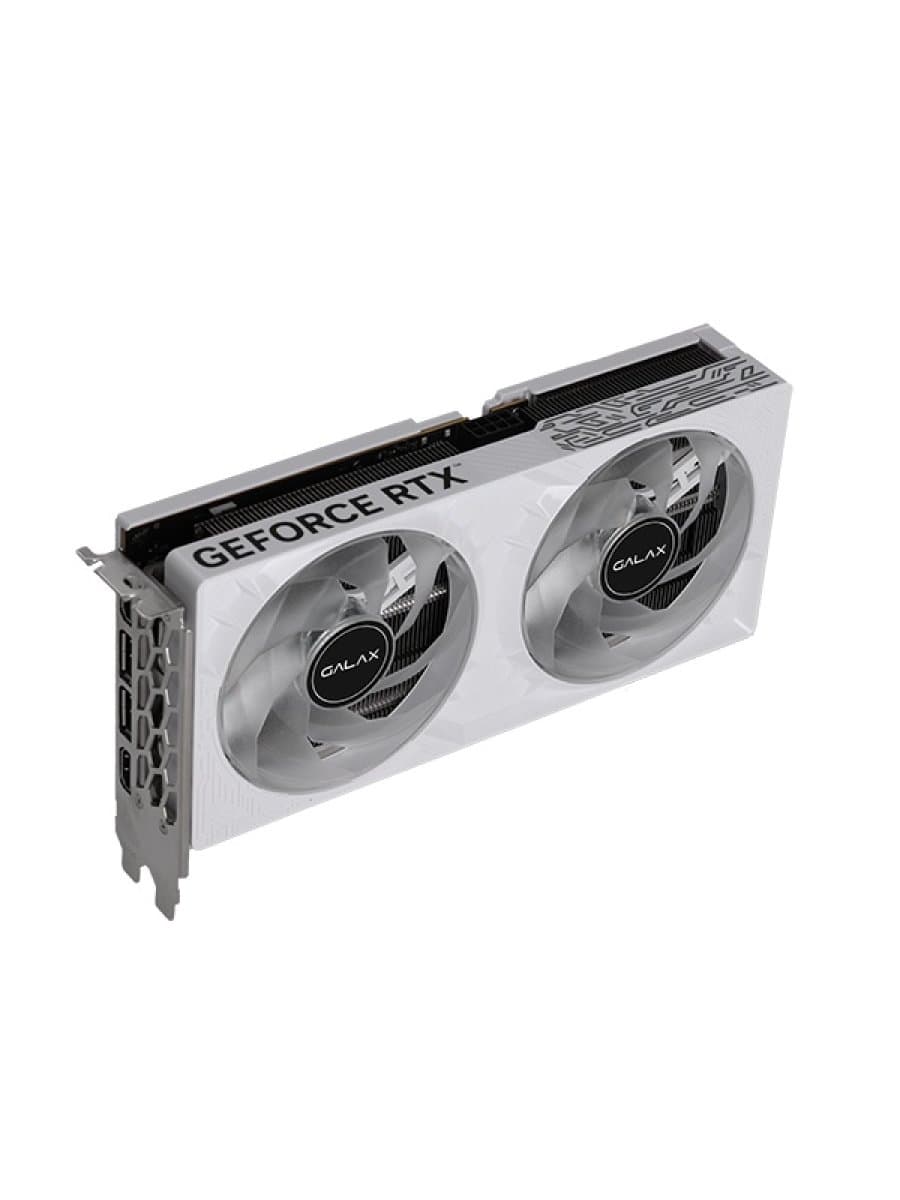 Видеокарта GALAX GeForce RTX5050 1-Click OC WHITE 8GB GDDR6 128bit 2602Mhz/20000Mhz DUAL Fan 2xHDMI 2xDisplayPort [55NSL8MHCZBS]