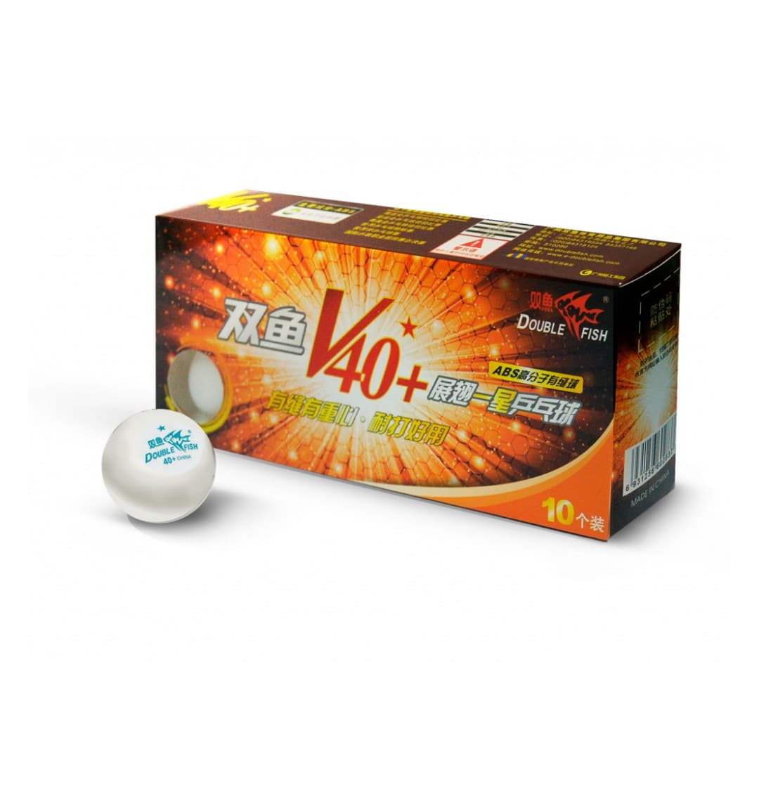 Мячи для настольного тенниса Double Fish 40+ One star 1* Volant V201F