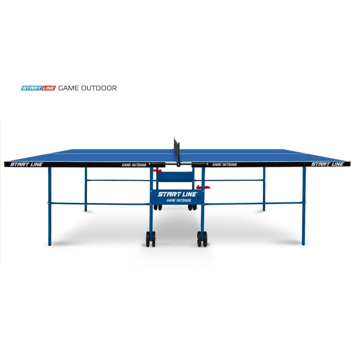 Теннисный стол Start Line всепогодный Game с сеткой Синий 6034