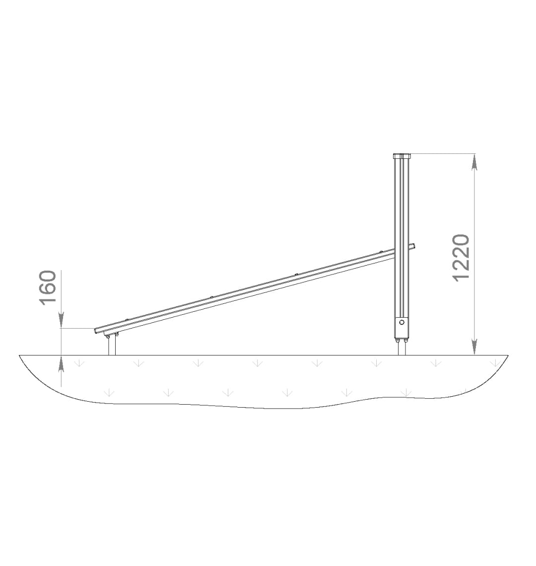 Скамья наклонная Start Line Fitness 8003