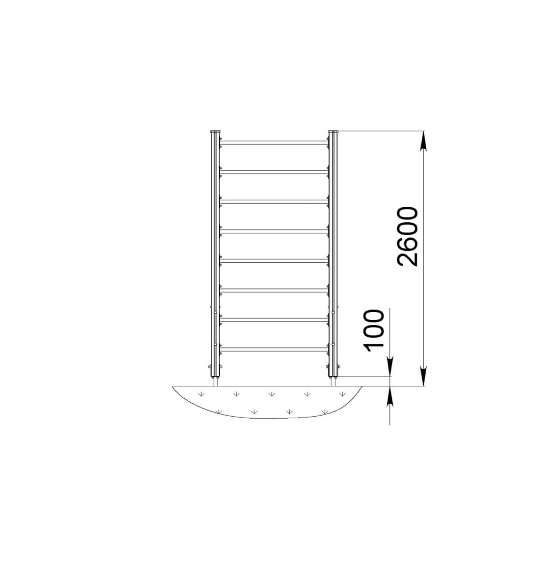 Шведская стенка Start Line Fitness 8001