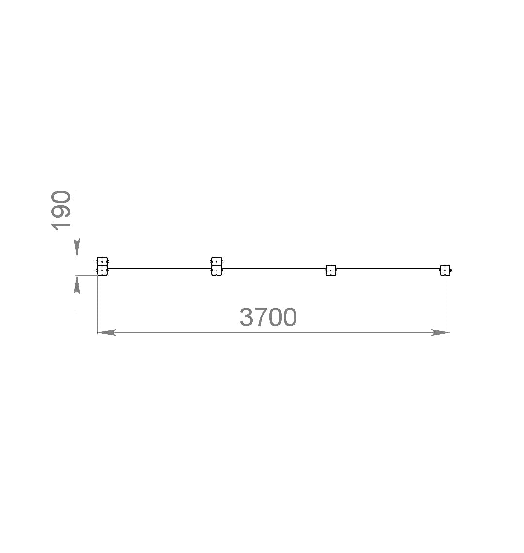 Спортивный комплекс Start Line Fitness № 12 (3 турника разной высоты) 7012