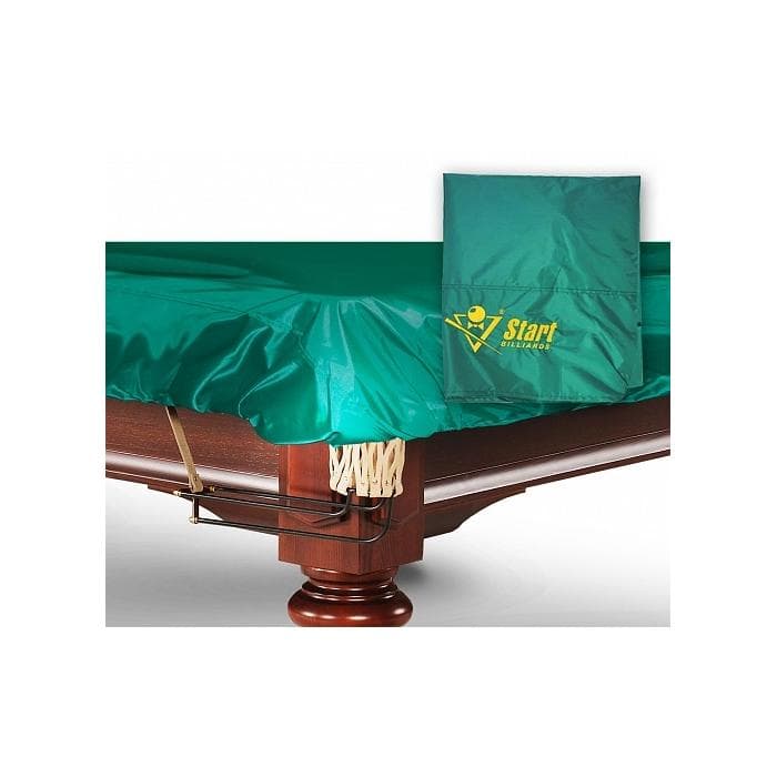 Чехол с влагостойкой пропиткой, для бильярдного стола 9ф, цвет - зеленый ЧхБС9.1