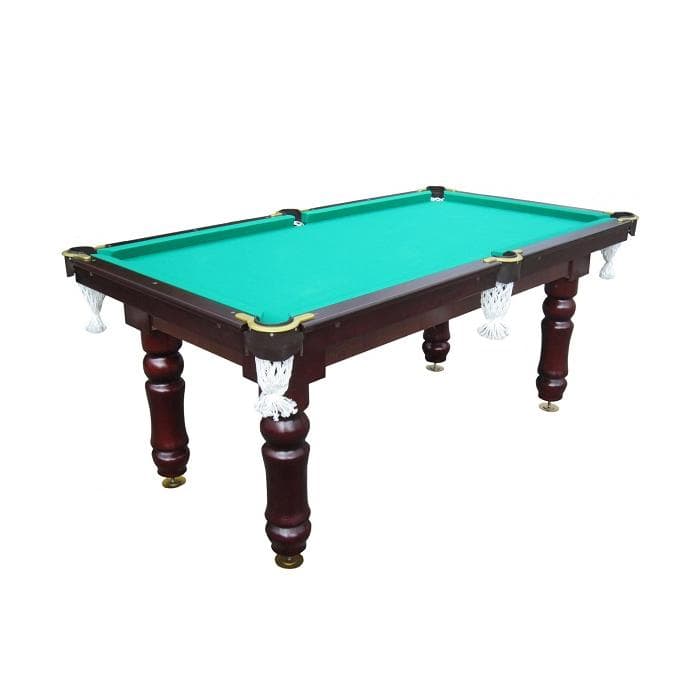 Стол бильярдный Start Line Play "Домашний" (4 ноги) 7ф ПУЛ / РП (1900ммх950мм) берёза/сосна/МДФ, сукно "Euro Pro 30" ш1,98м Yellow green Дм7.БрСн