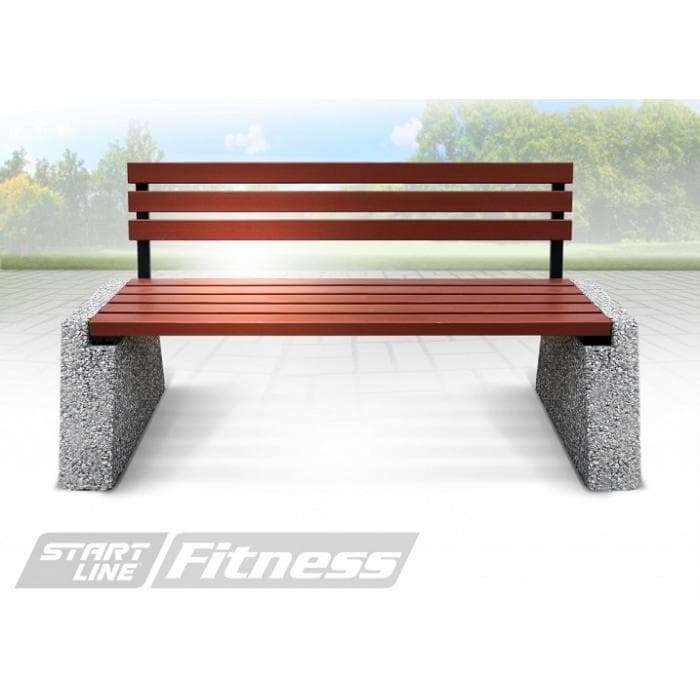 Уличная скамья со спинкой Start Line Fitness «Проспект»