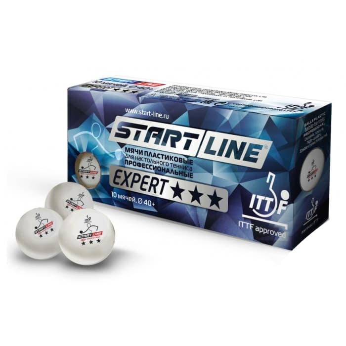Мячи для настольного тенниса Start Line 40+EXPERT 3* star (ITTF) 8334