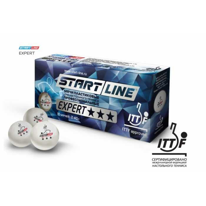Мячи для настольного тенниса Start Line 40+EXPERT 3* star (ITTF) 8334