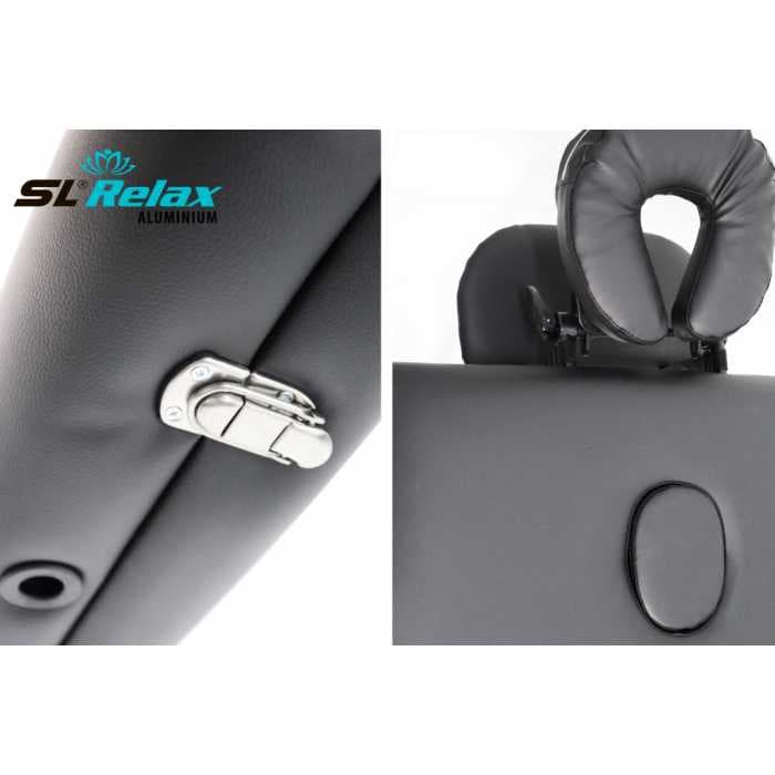 Массажный стол Start Line Aluminium (black) Черный BM2723-1