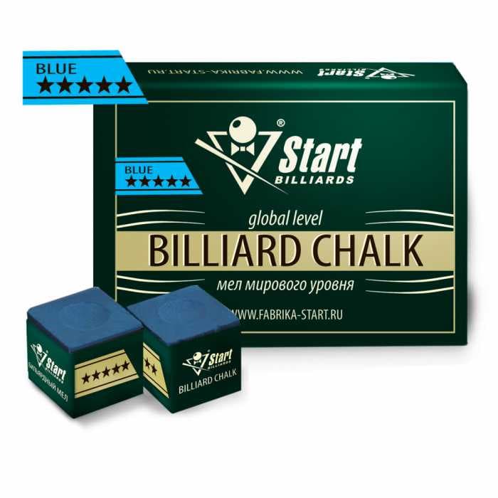 Мел Startbilliards 5 звезд синий (12 шт. качества 8А) SB2019_5