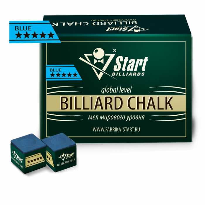 Мел Startbilliards 5 звезд синий (144 шт. качества 8А) SB2019_17