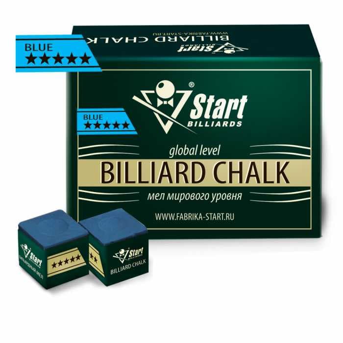 Мел Startbilliards 5 звезд синий (72 шт. качества 8А) SB2019_11