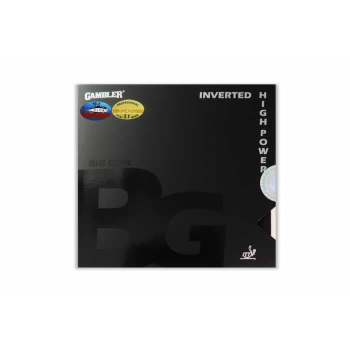 Накладка для ракетки GAMBLER BIG GUN 2.1MM BLACK GCP-8.1