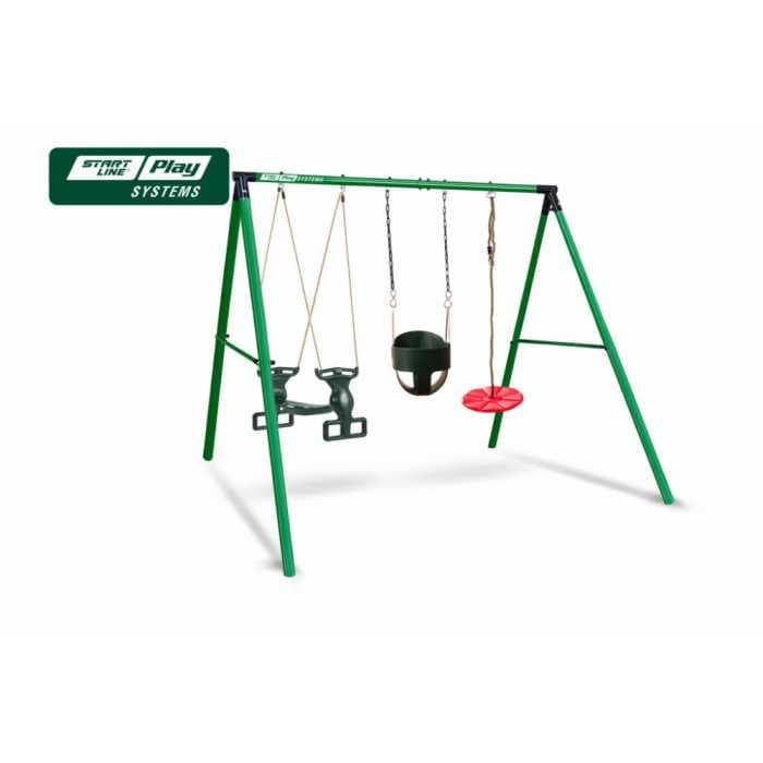 Качели SLP SYSTEMS 3 секции + качеля двойная + качеля диск красная + качеля с фиксацией зеленая slpmk3-ddd