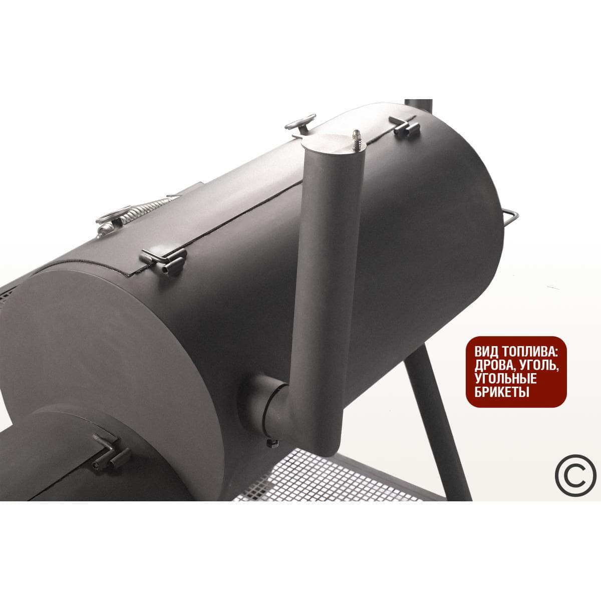 Смокер с никелерованными решетками SG - SM2 — BG Start Grill