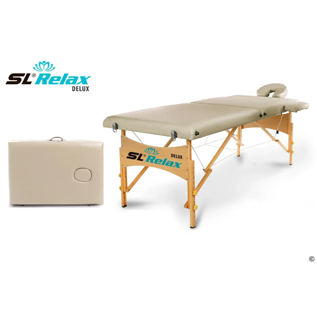 Массажный стол Start Line Delux Бежевый BM2523-1BC