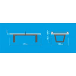 Теннисный стол Start Line антивандальный всепогодный City Strong 60-717