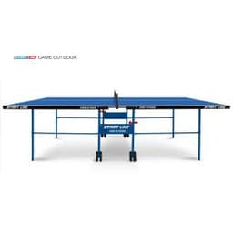 Теннисный стол Start Line всепогодный Game с сеткой Синий 6034