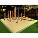 Спортивный комплекс Start Line Fitness № 1 (шведская стенка, 2 турника разной высоты, скамья наклонная, брусья,3 турника для отжимания) 7001