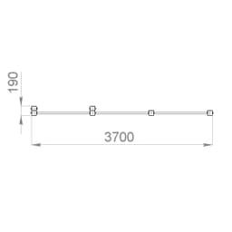 Спортивный комплекс Start Line Fitness № 12 (3 турника разной высоты) 7012