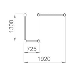 Спортивный комплекс Start Line Fitness № 15 (турник, брусья) 7015